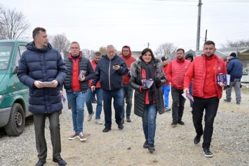 Candidații PSD la alegerile parlamentare s-au întâlnit cu cetățenii din comuna Boroaia