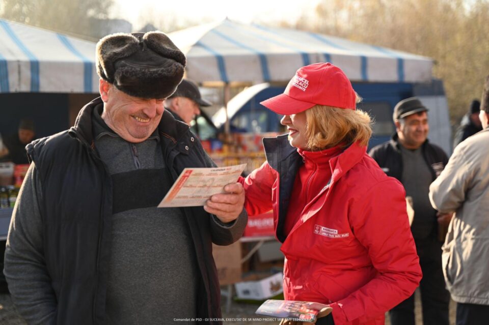 Echipa PSD Suceava s-a aflat în campanie electorală în comuna Arbore
