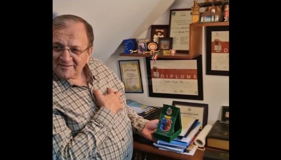 Gheorghe Flutur și-a prezentat distincțiile primite de-a lungul vieții
