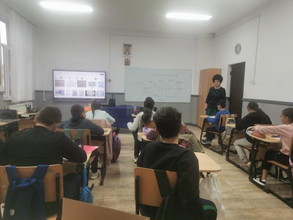 Activități la școala din Vama