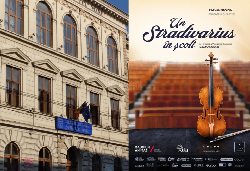 „Un Stradivarius în școli” ajunge vineri la Colegiul „Ștefan cel Mare” Suceava