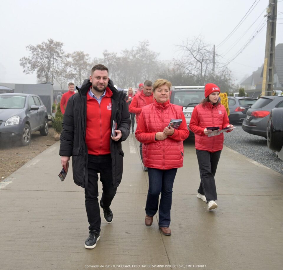 Echipa PSD Suceava a discutat cu cetățenii și comercianții din piața din comuna Marginea