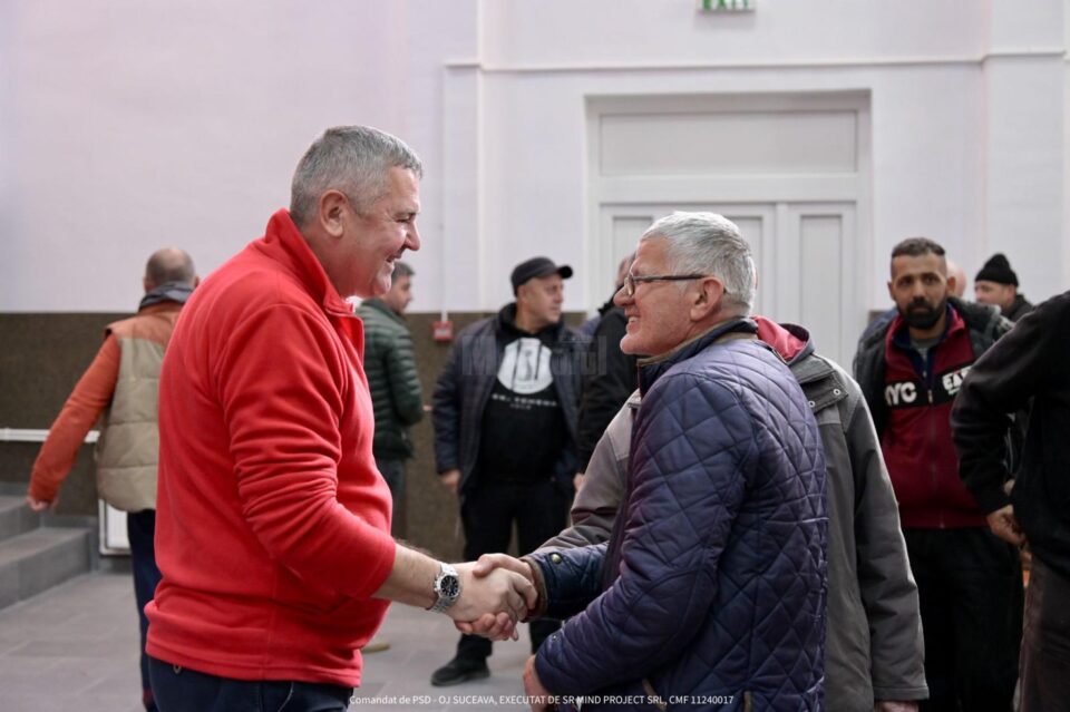 Deputatul Eugen Bejinariu le-a prezentat localnicilor din Grănicești proiectele PSD de dezvoltare
