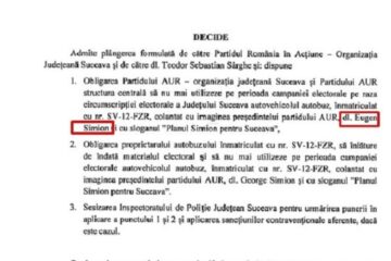 Biroul Electoral Județean Suceava l-a confundat pe președintele AUR George Simion cu regretatul academician Eugen Simion