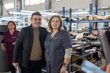 Șoldan și Rîmbu au vizitat fabrica DENIS, au vorbit cu angajații și le-au cerut votul pentru PSD la alegerile prezidențiale și parlamentare