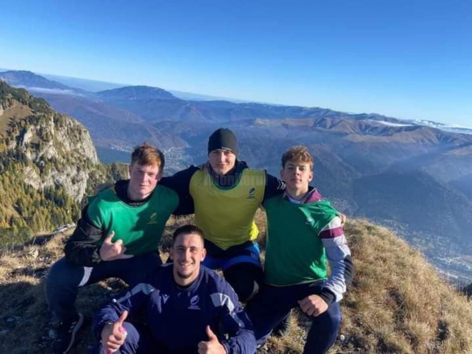 Juniorii U 18 suceveni, din cantonamentul montant recent încheiat. Dintre ei, doar Ioan Onea (dreapta) nu a prins de această dată lotul, dar rămâne în vederile staff-ului