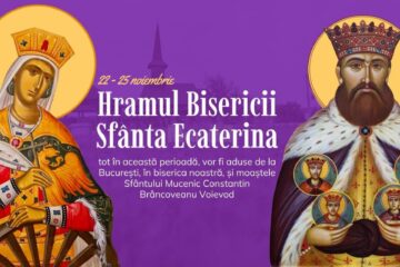 Moaștele Sfântului Voievod Martir Constantin Brâncoveanu vor fi aduse la Biserica „Sfânta Ecaterina”
