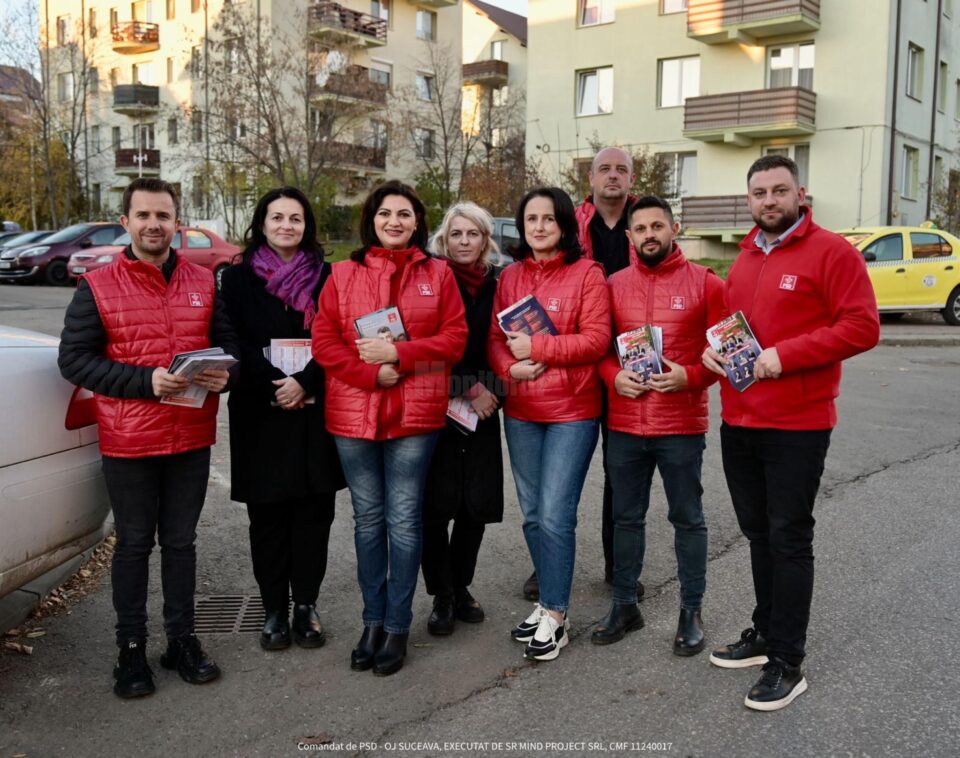 Candidații PSD Suceava le-au transmis cetățenilor din Burdujeni că unul dintre obiectivele PSD este creșterea salariului minim și a pensiilor