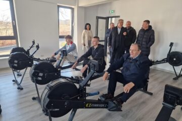 Gheorghe Flutur a testat ergometrele pe care se antrenează canotorii