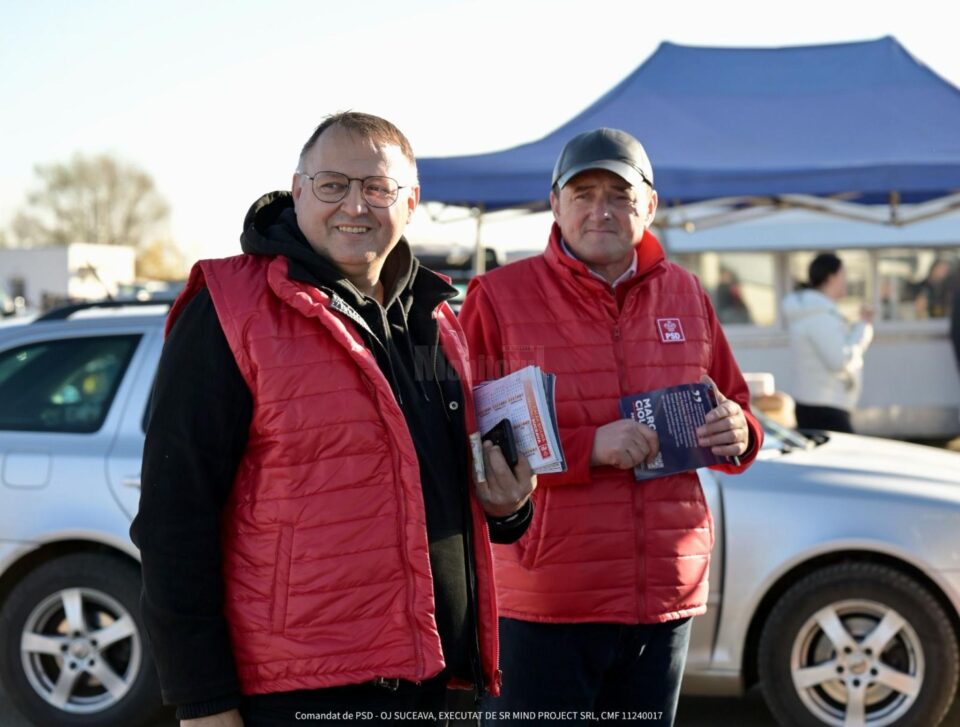 Senatorul Ioan Stan și echipa PSD Suceava, alături de oamenii din Vicovu de Sus. „PSD a fost și va rămâne aproape de această comunitate”