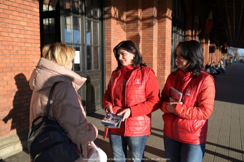 Candidații PSD Suceava le-au transmis cetățenilor din Burdujeni că unul dintre obiectivele PSD este creșterea salariului minim și a pensiilor