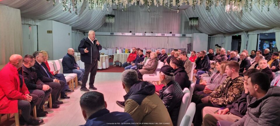 Gheorghe Șoldan alături de echipa PSD Suceava la Broșteni: „Dezvoltarea Bazinului Dornelor și a orașului Broșteni sunt priorități pentru noi”
