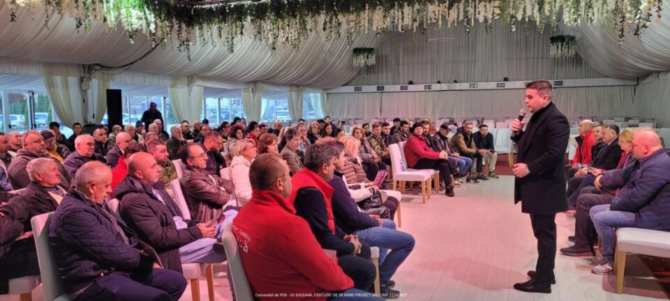 Președintele CJ Suceava, Gheorghe Șoldan, a fost prezent alături de echipa PSD la Broșteni