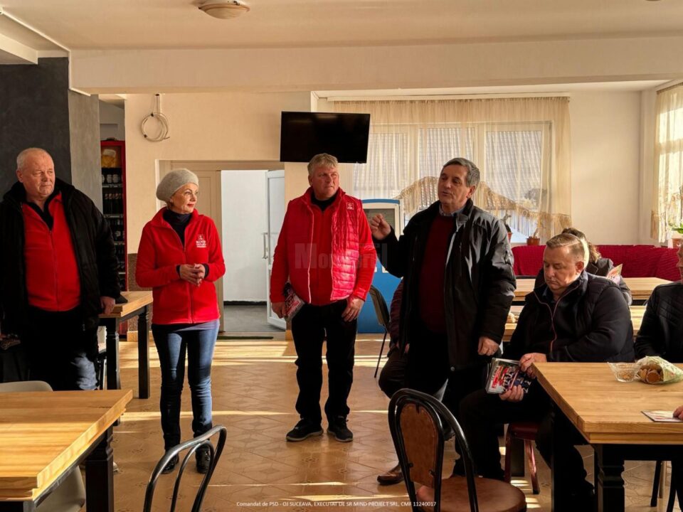 Candidații PSD Mirela Adomnicăi și Ciprian Muscă, în campanie electorală la Cârlibaba
