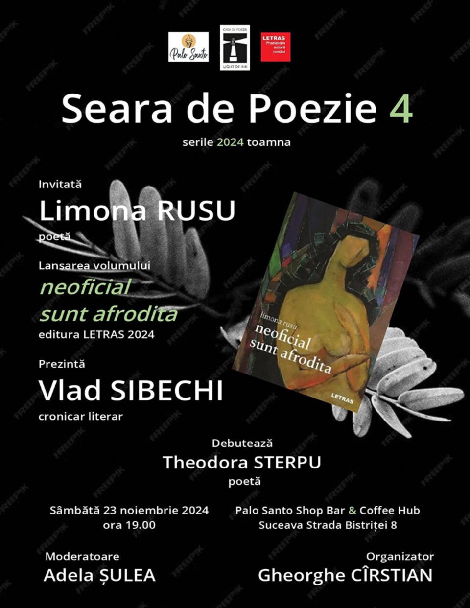 Volumul „neoficial sunt afrodita”, semnat de poeta Limona Rusu, va fi lansat la Seara de poezie de sâmbătă Volumul „neoficial sunt afrodita”, semnat de poeta Limona Rusu, va fi lansat la Seara de poezie de sâmbătă