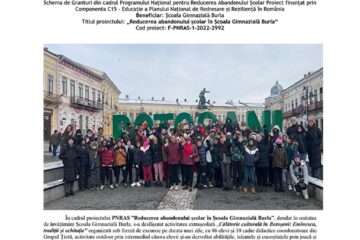„Reducerea abandonului școlar în Școala Gimnazială Burla”