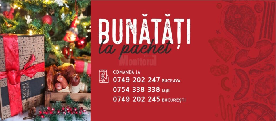 Comandă-ți bunătăți pentru Crăciun de la Băcănia Boierească