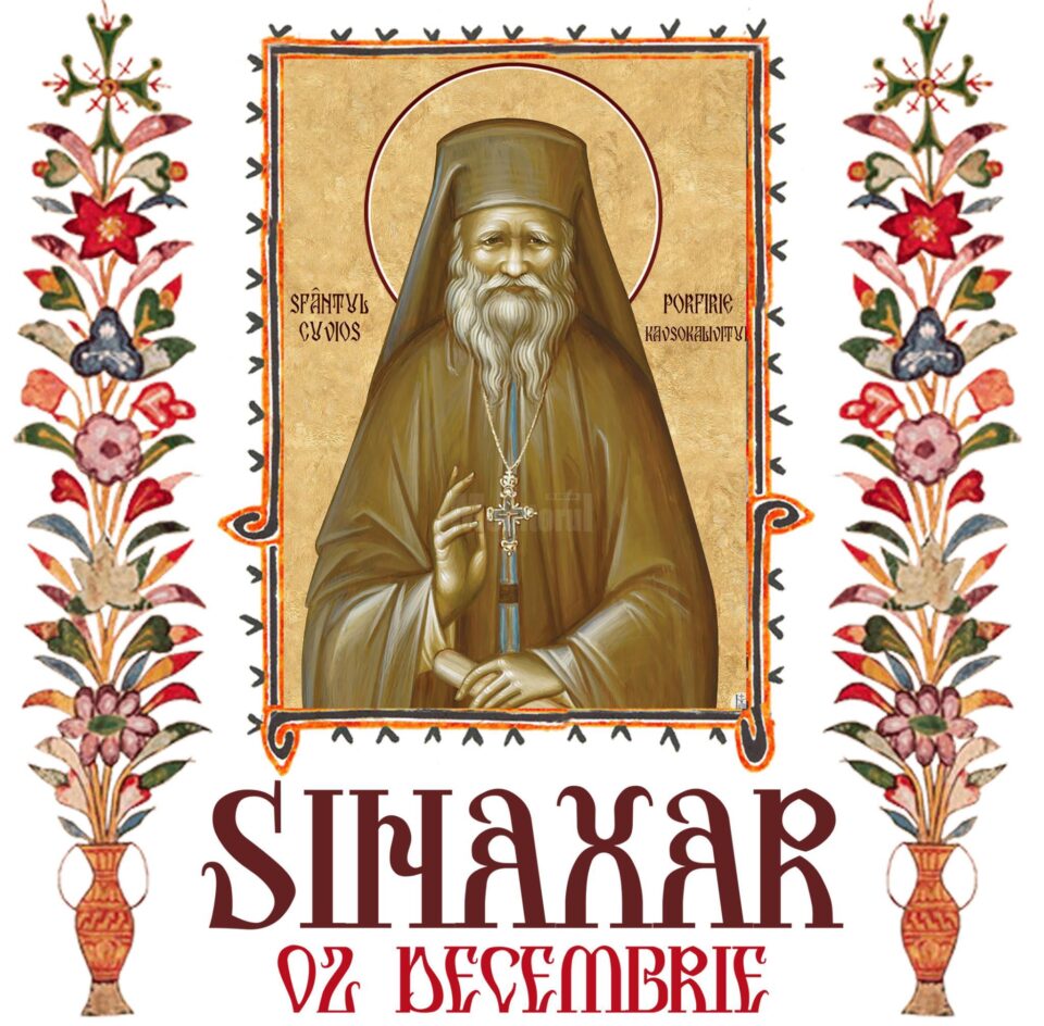 Sinaxar 02 decembrie 2024