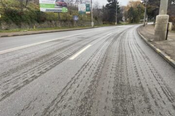 Microfrezarea sensului de coborâre de pe Calea Unirii