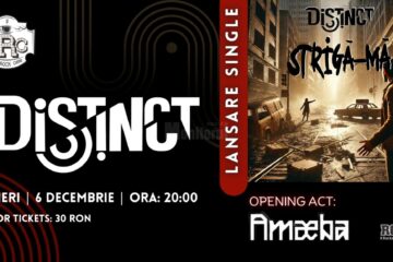 Trupa suceveană Distinct lansează un nou single într-un concert programat vineri, 6 decembrie
