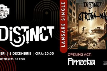 Trupa suceveană Distinct lansează un nou single într-un concert programat vineri, 6 decembrie