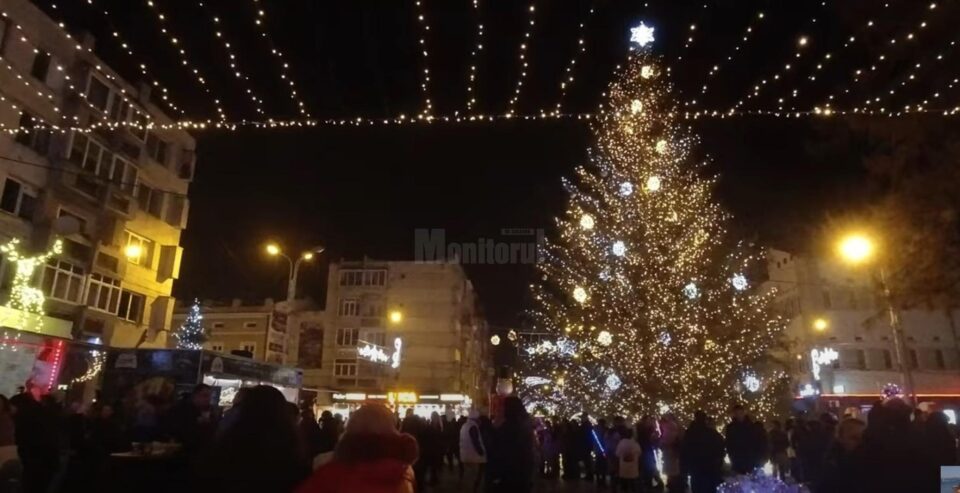 Iluminatul festiv de sărbători din municipiul Câmpulung Moldovenesc
