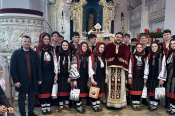 Grupul vocal-tradițional „Ai lui Ștefan, noi oșteni” a concertat în Germania