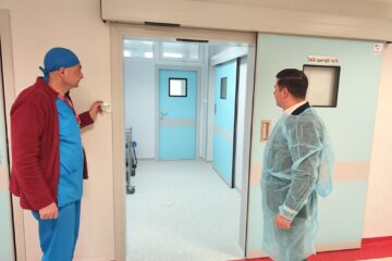 Bloc operator modernizat și uși automate conectate la sistemul de detectare a incendiilor, la Spitalul Clinic de Urgență Suceava