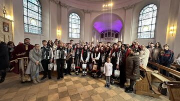 Grupul vocal-tradițional „Ai lui Ștefan, noi oșteni” a concertat în Germania