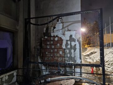 Incendiu în curtea Colegiului „Petru Rareș”