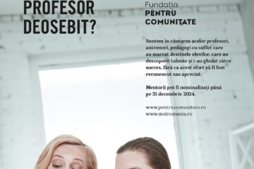 Profesorii pot fi nominalizați pentru Premiile Mentor