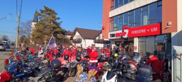 Parada Moș Crăciunilor pe două roți a pornit ca de obicei, din Ițcani, din fața sediului Tim Group