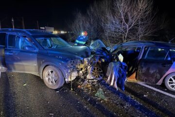 Impact frontal, după o depășire inconștientă