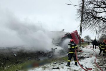 Accident groaznic pe E 85, în a doua zi de Crăciun