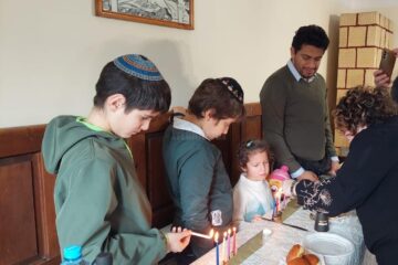 Aprinderea lumânărilor de Hanuca, la Comunitatea evreilor din Suceava