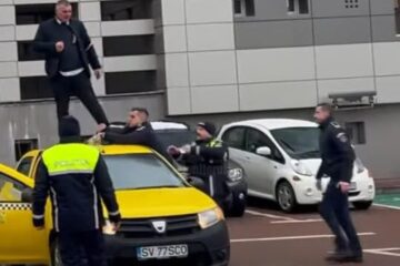 Bărbatul era incoerent în declarații și amenința cu autoincendierea