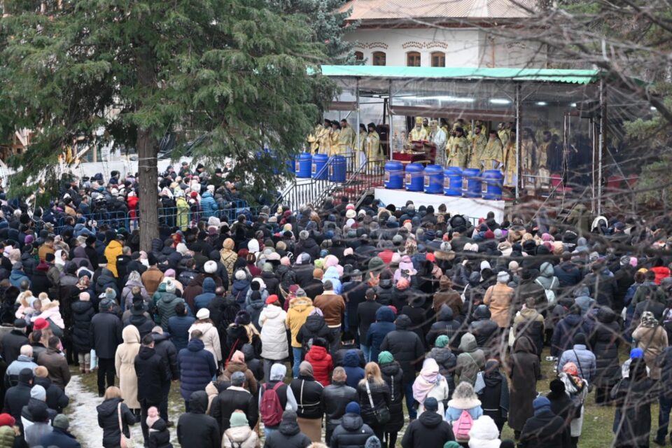 Sărbătoarea Botezul Domnului la Mănăstirea „Sf. Ioan cel Nou” Suceava