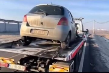 Mașina suceveanului fără permis. FOTO Ziar de Cluj