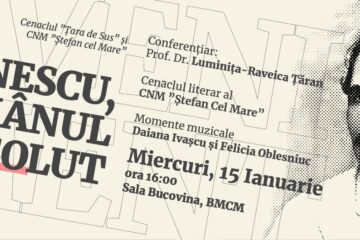 „Eminescu, românul absolut”, conferință și momente artistice, la Biblioteca Municipală Câmpulung Moldovenesc