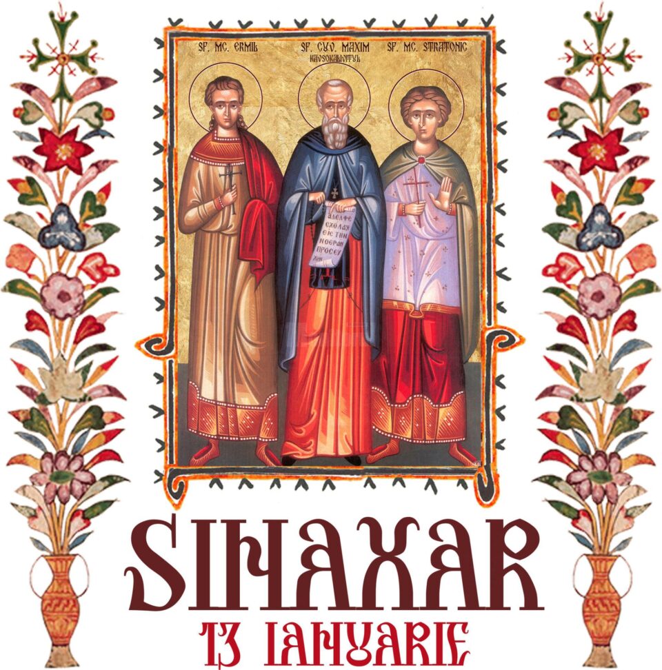 Sinaxar 13 ianuarie 2025