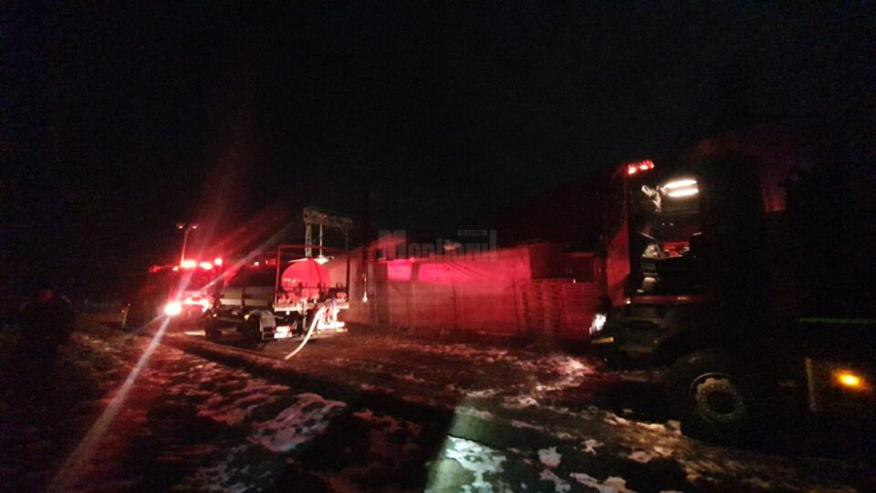 Incendiul de la ferma din satul Vornicenii Mici, comuna Moara