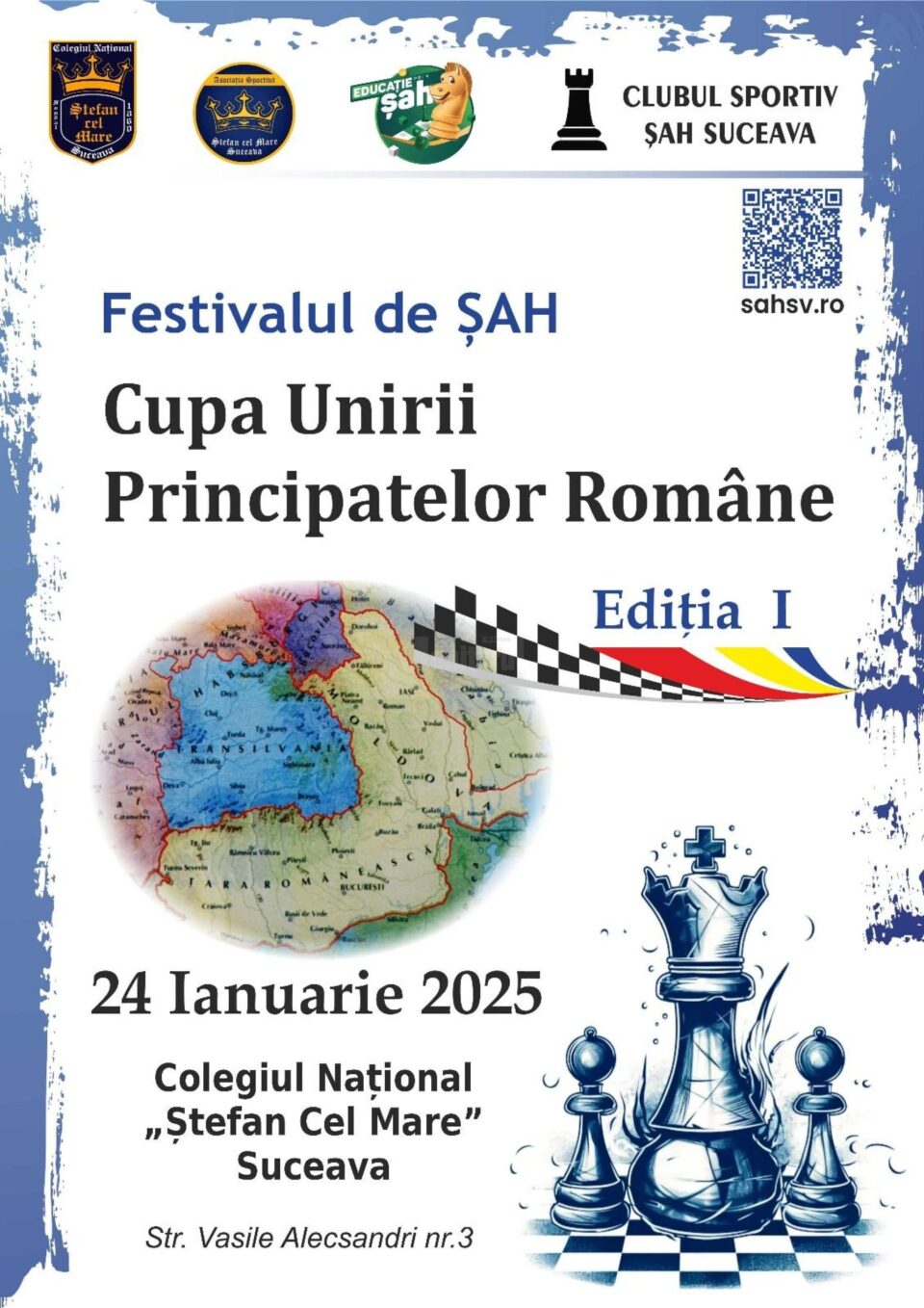 Festivalul de șah „Cupa Unirii Principatelor”, la Colegiul Național „Ștefan cel Mare” Suceava Festivalul de șah „Cupa Unirii Principatelor”, la Colegiul Național „Ștefan cel Mare” Suceava