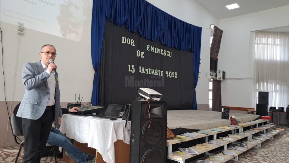 „Dor de Eminescu…”, la Liceul Tehnologic “Ștefan cel Mare“ din Cajvana