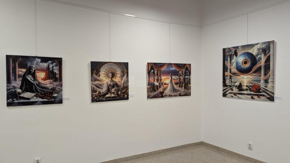 20 de compoziții digitale semnate de profesorul I. C. Corjan, expuse pe simezele Muzeului de Istorie Suceava