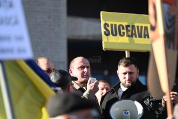 Primarul AUR Neculat Miron, la mitingul de sâmbătă