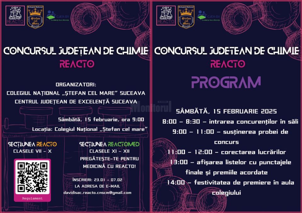 Concursul Reacto, pe 15 februarie