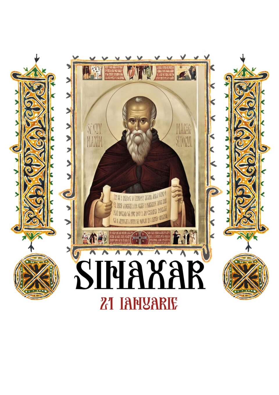 Sinaxar 21 ianuarie 2025