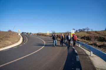 Drumul județean Humoreni - Bălăceana a fost asfaltat pe o lungime de peste 3 kilometri