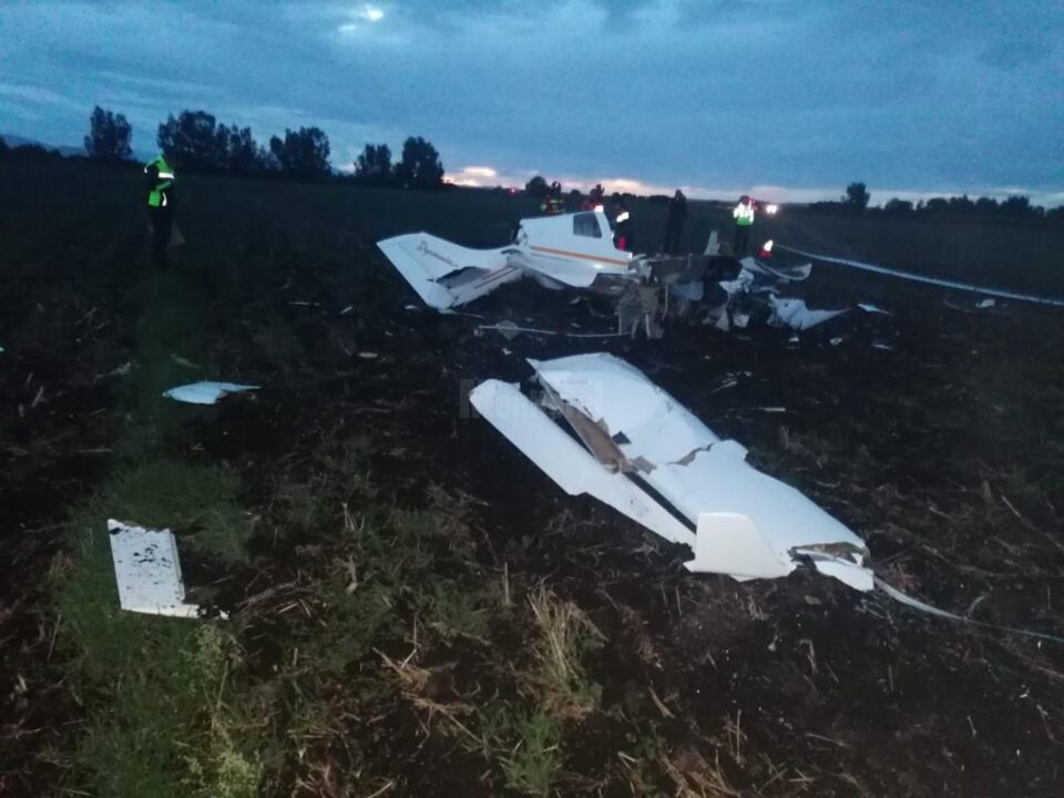 Avionul prăbușit la Gălănești