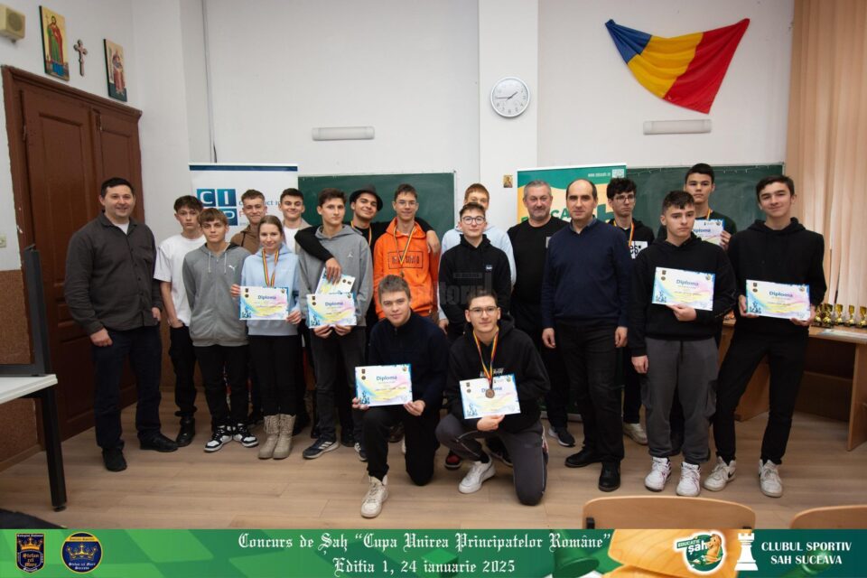 Peste 100 de copii au participat la Concursul de șah „Cupa Unirea Principatelor Române”, ediția I